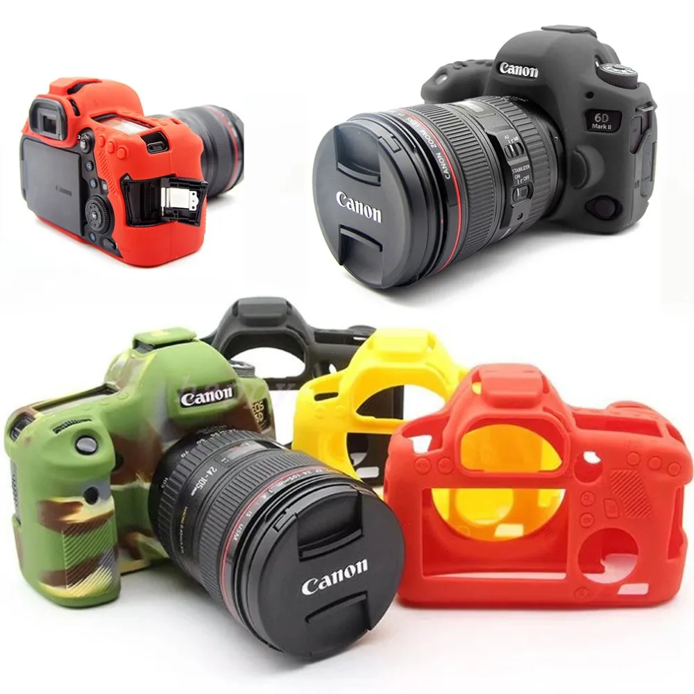 Резиновый силиконовый защитный чехол для корпуса телефона Canon EOS 6D mark ii 6D2 DSLR
