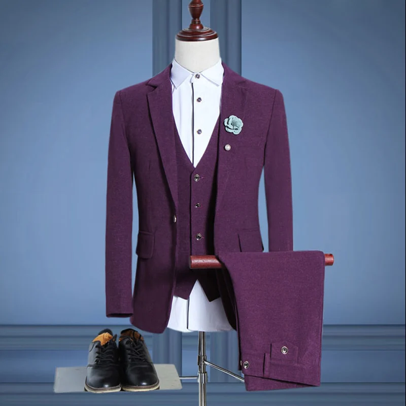 Новинка весна осень 2017 модные стильные мужские костюмы высококачественные