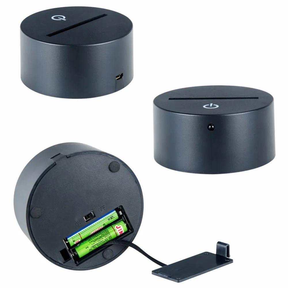 USB 3D гитара светодиодный ночник с 17 клавишами пульт дистанционного управления 3