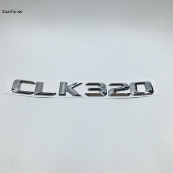 CLK320 Soarhorse для Mercedes Benz W209 Amg CLK класс CLK55 CLK63 CLK200 CLK220 CLK230 CLK550 эмблемы Хвост Логотип хромированные наклейки - Название цвета: CLK320