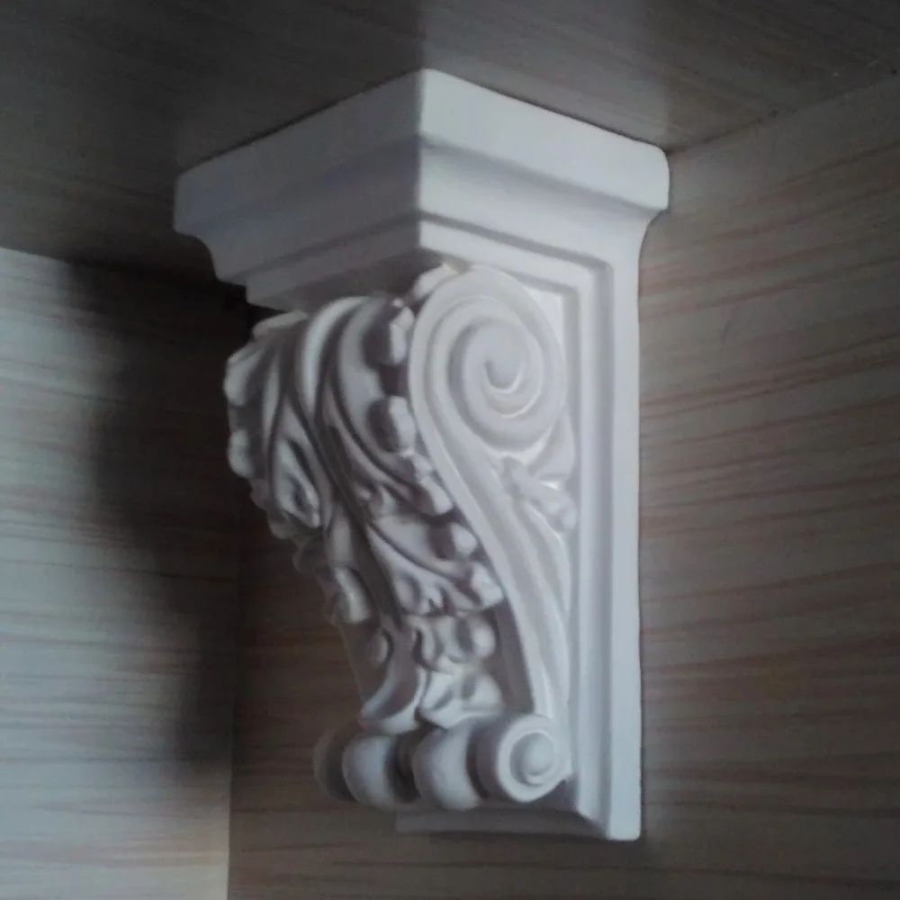 ПУ полиуретановое украшение камина corbel декор для входа в коридор