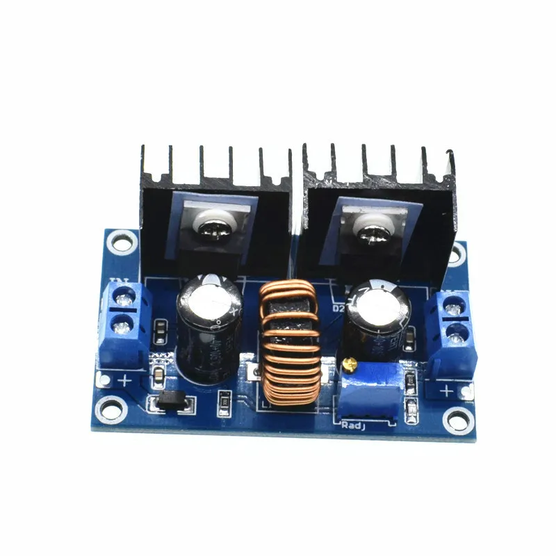 XL4016E1 DC-DC модуль питания Buck высокой мощности DC регулятор напряжения 8A с регулятором понижающий модуль DC4-38V до DC1.25-36V