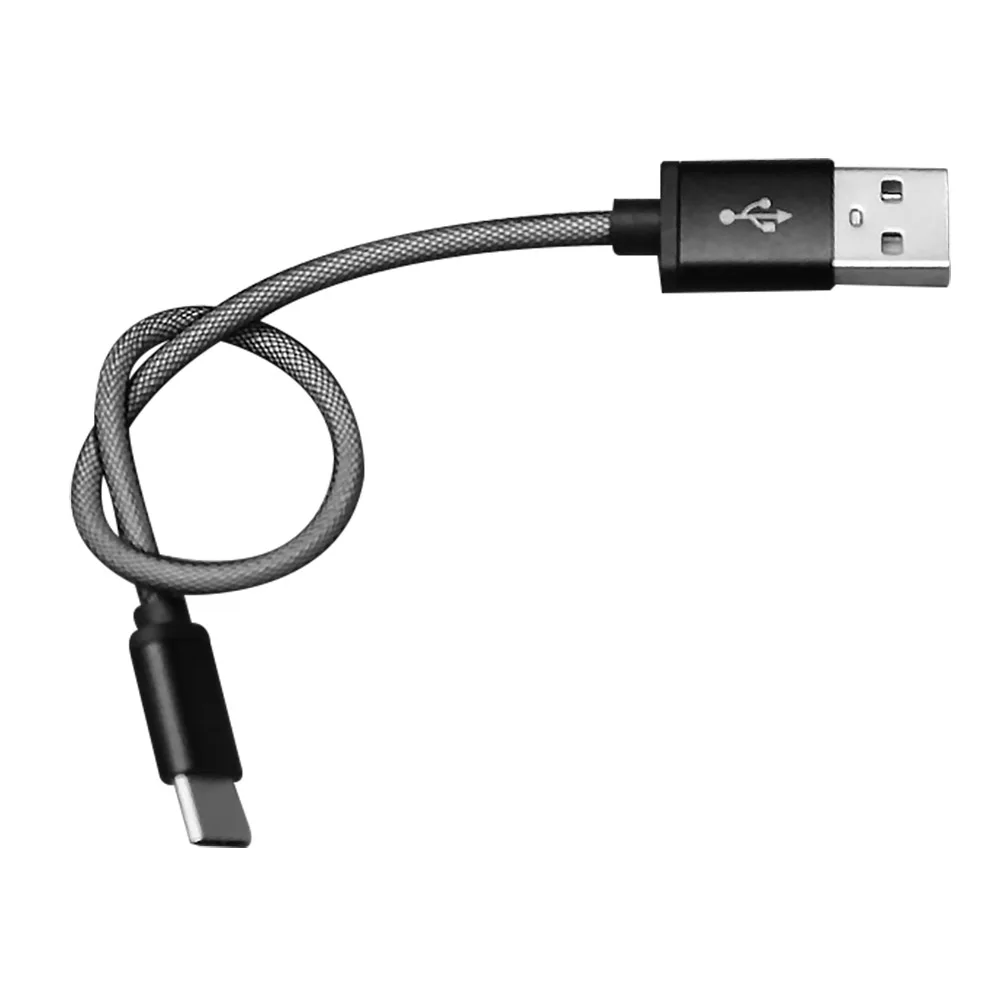 black type c 20 см Micro USB кабель для быстрой зарядки и синхронизации данных Кабель Microusb для мобильного телефона кабель для samsung Xiaomi круглый кабель для передачи данных - Цвет: black type c