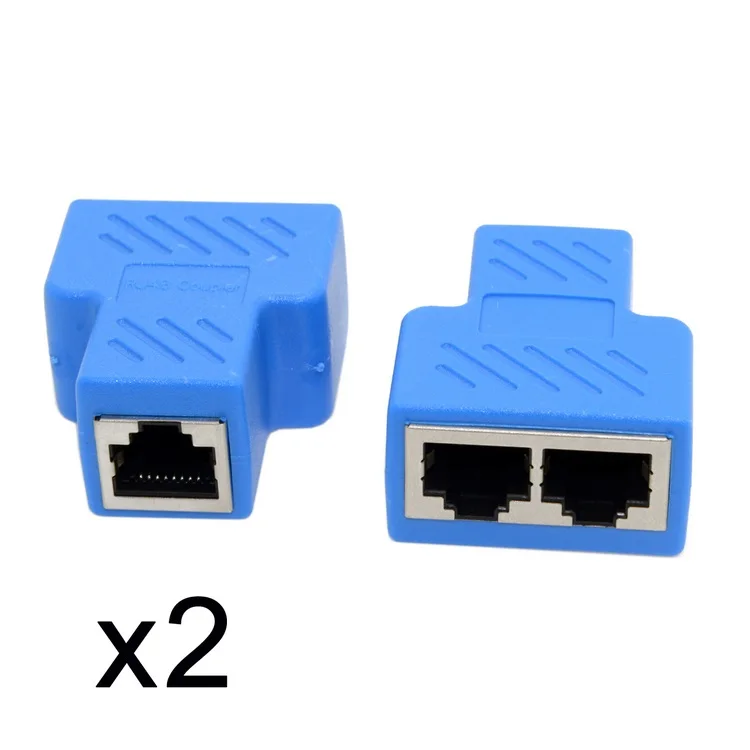 Разъем RJ 45 STP UTP Cat6 RJ45 8P8C разъем к двойному разделителю сетевой Ethernet коммутатор