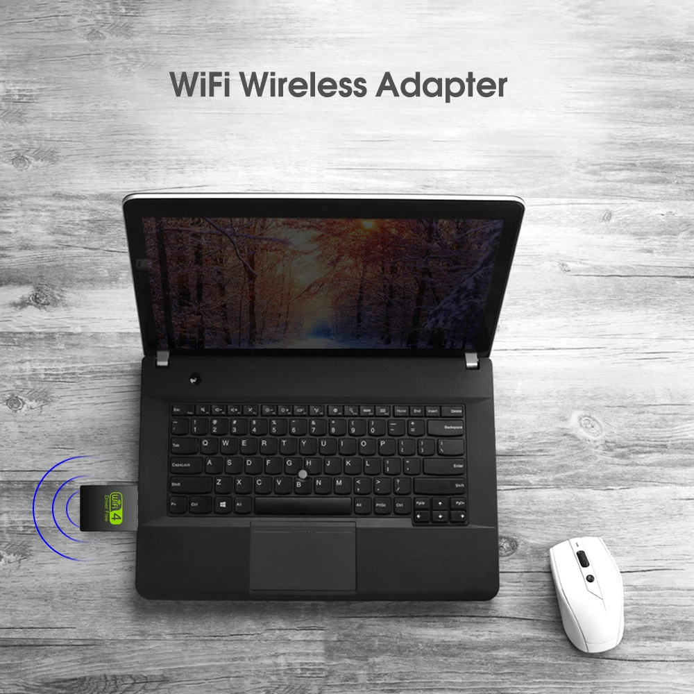 USB Wi-Fi адаптер Ethernet сетевой карты 300 Мбит/с 2 4 ГГц ПК антенна приемник AC модем