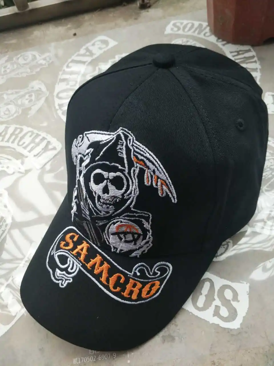 Бейсболка SAMCRO с вышивкой черепа SOA Sons of анархии повседневная Кепка Снэпбэк модная
