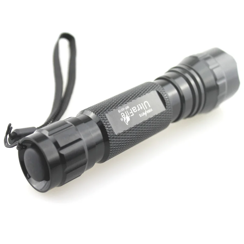U F WF 501B 3W CREE XR E Q5 Синий светильник 465nm 485nm светодиодный ная вспышка (1x18650)|Фонарики и