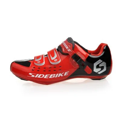 

2018 Hot Sale Sidebike MTB Bike Shoes White Red Cycling Shoes Self-locking Ride Bicycle Shoes Cycling Shoes Road