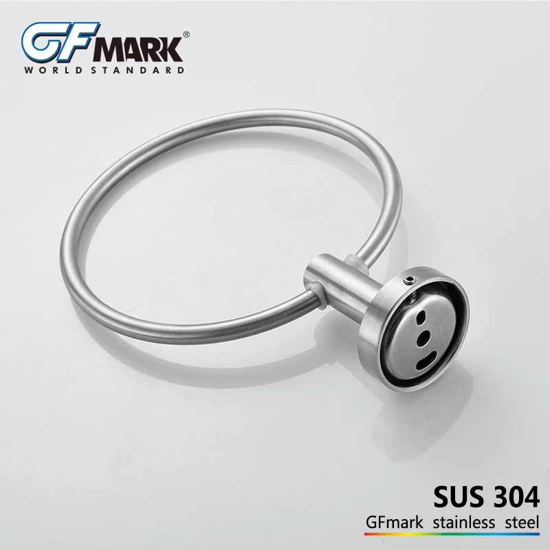 GFmark кольца для полотенец Настенный Туалет полотенца кольцо стойки SUS304
