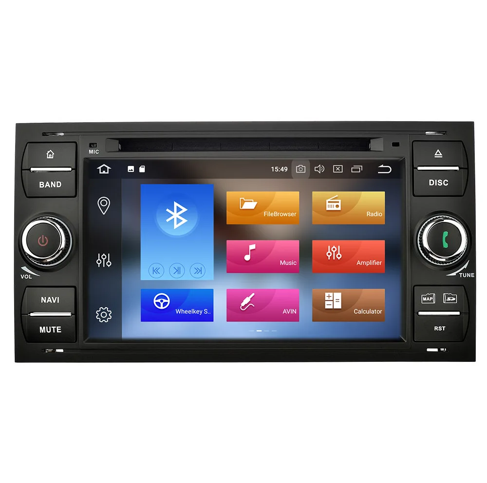 Android 8 0 спутниковая навигация для Ford C MaxCo nnect Fiesta Focus Fusion Galaxy Kuga S Max Transit Car Stereo 2 Din 7