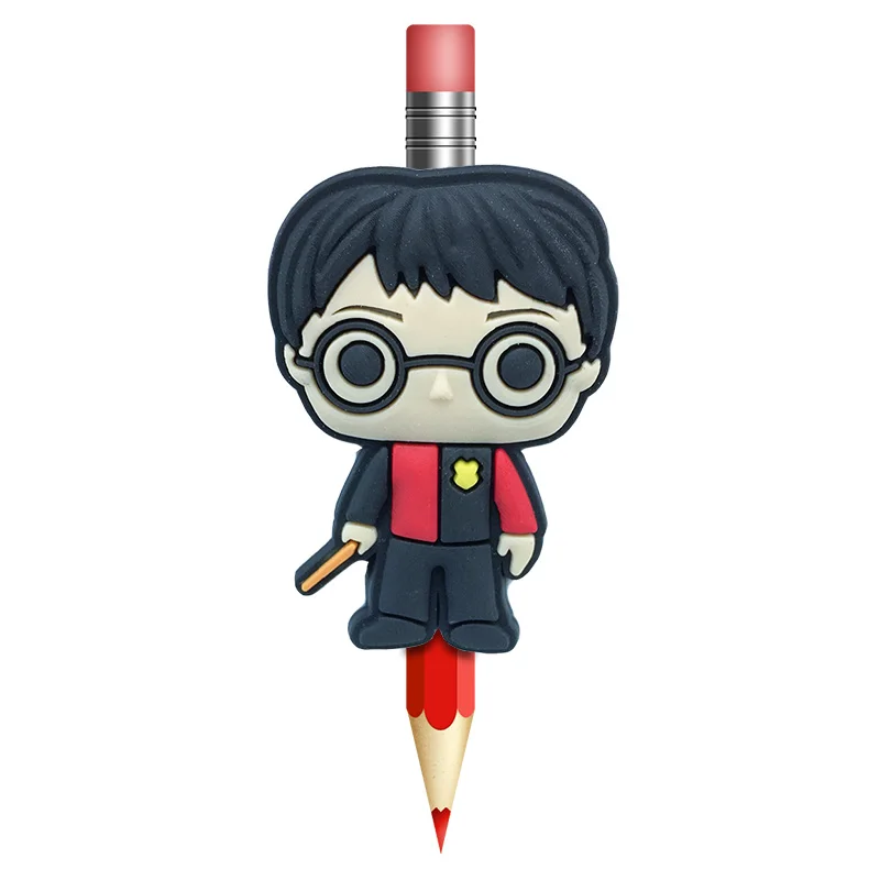 P8024-04x8 8 шт./лот, Горячие Мини фигурки, пвх ручки, колпачки для студенческих канцелярских принадлежностей, милая ручка захвата, сувенирная коллекция, аксессуар, карандаш, топперы, подарок для детей - Цвет: P8024-04x8