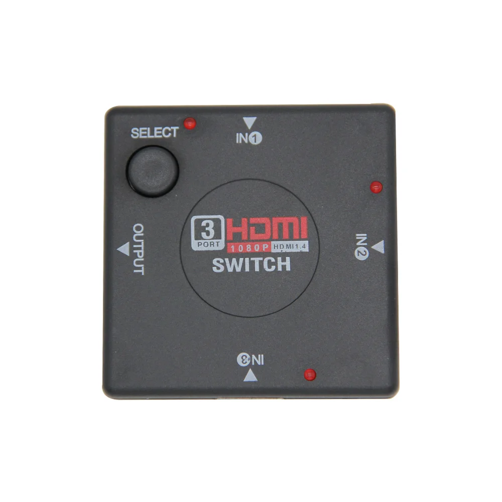 3 портовый переключатель HDMI сплиттер 1080P в 1 выход селектор для PS3 PS4
