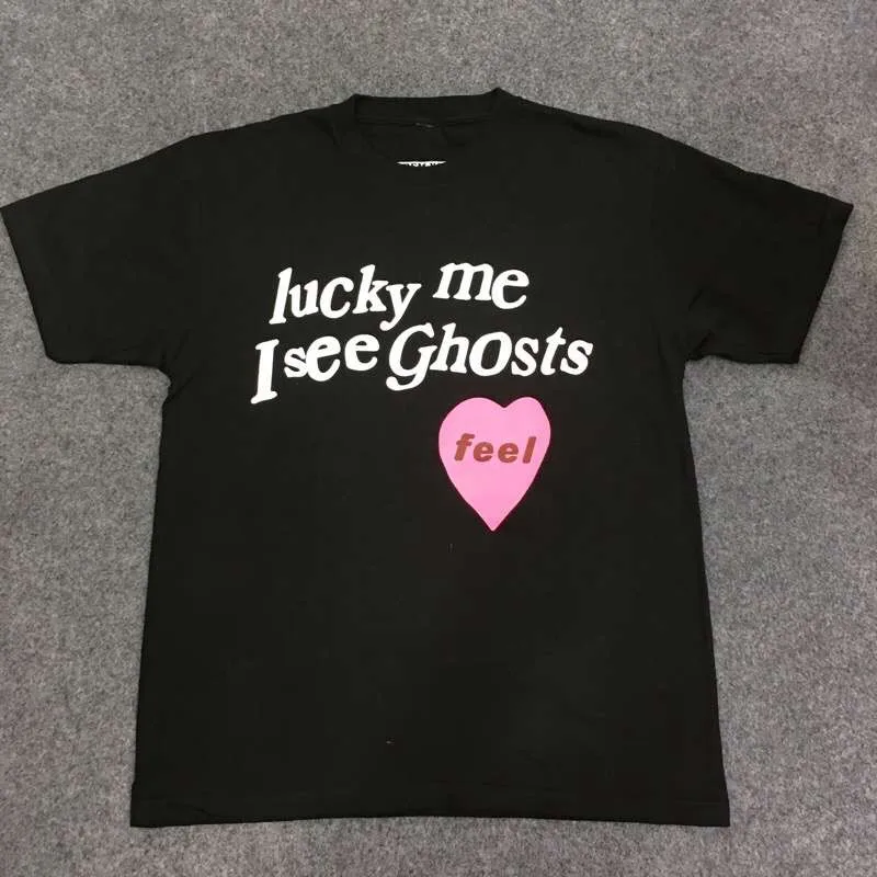 

Foam Printing Kanye West KIDS SEE GHOSTS T-shirt Men 2019 New arrived Fashion Best Quality Top Tees Hip Hip T shirt