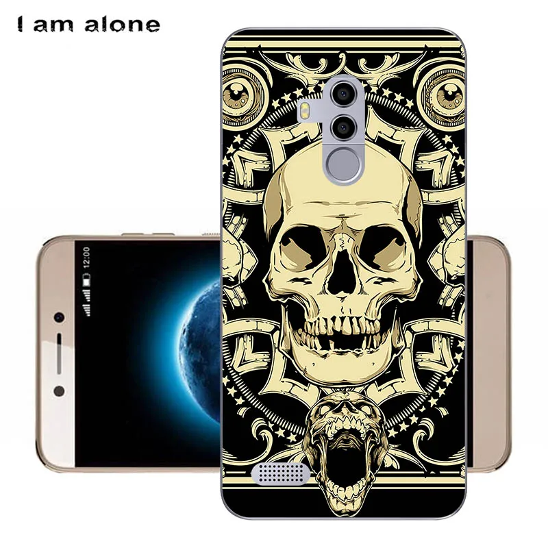 TPU F25 Чехлы для телефонов I am alone для Leagoo T8s 5,5 дюйма, мягкие чехлы из ТПУ для мобильных телефонов с мультяшным принтом для Leagoo T8s, сумки - Цвет: TPU F25