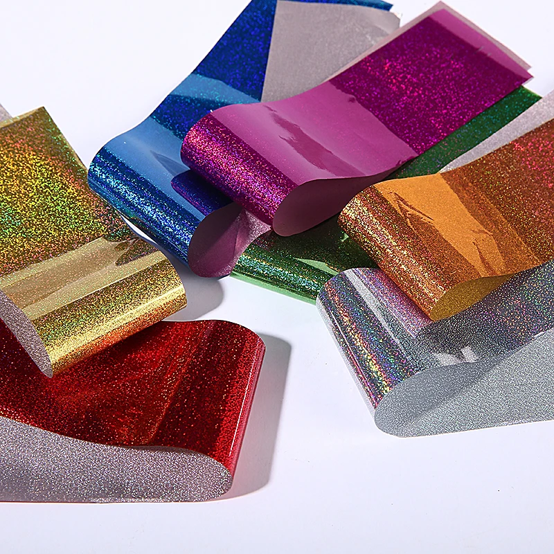 5 метров Фольга для ногтей Звездный лазер сверкающий песок форма красота