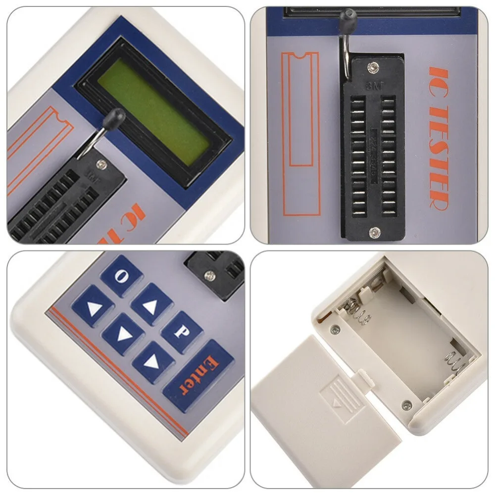 Цифровой IC тестер Транзистор обнаружения ntegrated цепи метр MOS PNP 74ch 74ls CD4000 HEF400 4500