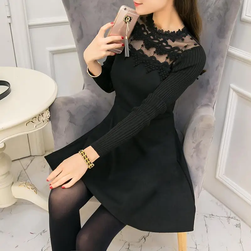 Бесплатная доставка Модель 2016 года Весенняя мода длинный рукав средний Длина