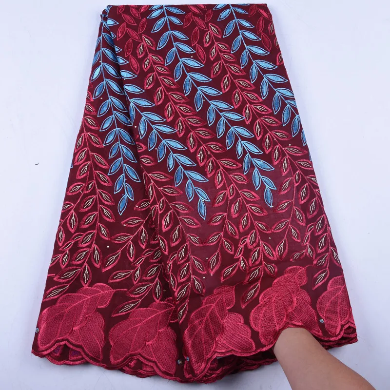 Хлопковая кружевная ткань швейцарская с камнями для sewing f1583 | Дом и сад