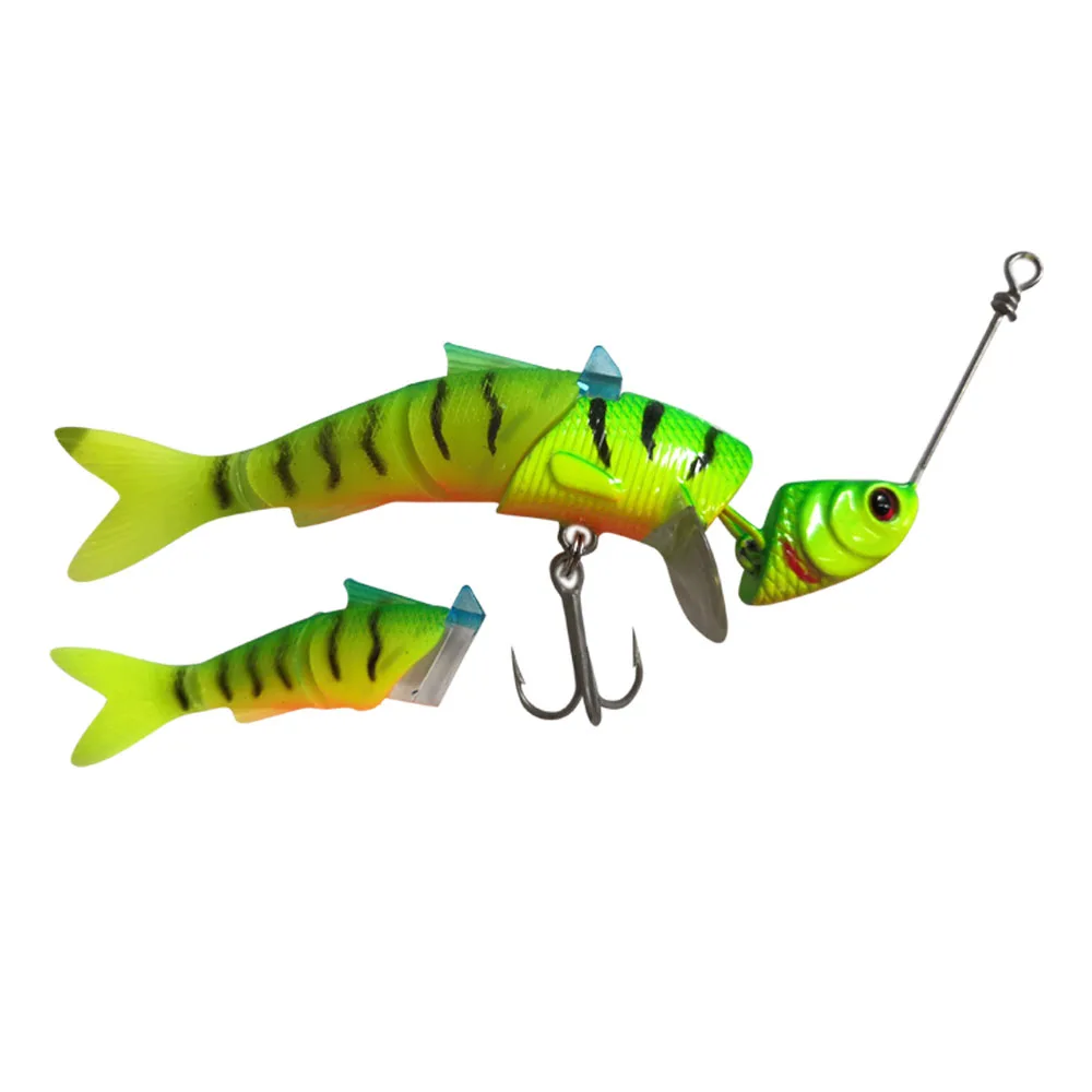 Power Perch Ardea жесткая приманка 1 шт. 3 шарнирная секция Swimbait рыболовные приманки жесткие приманки с Крючки vmc искусственная приманка - Цвет: Power Perch