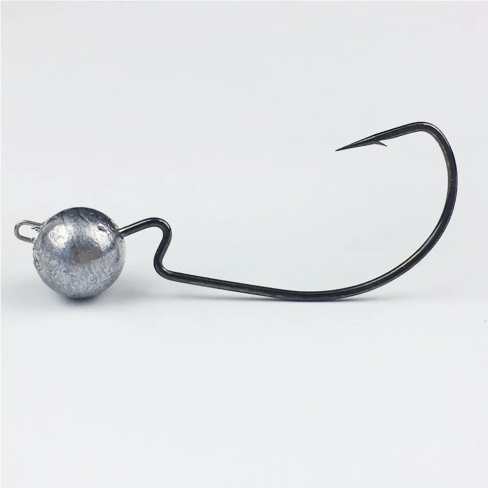 

20PCS Fishhook Soft Lure Sinker Wide Gap Fishing Hooks