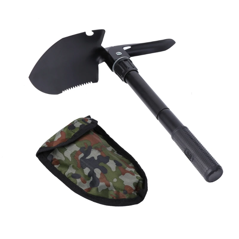 

Multi-Purpose Military Tactical Folding Shovel Camping Hiking Survival Tools New