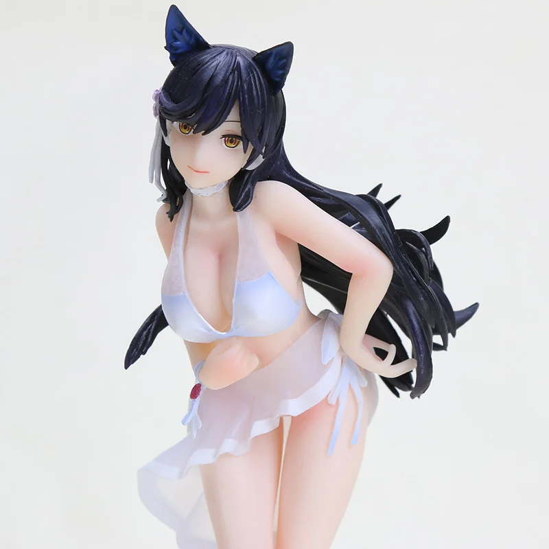 Аниме 20 см игры Azur Lane Atago кошачьими ушками купальники версия гараж Смола Комплект