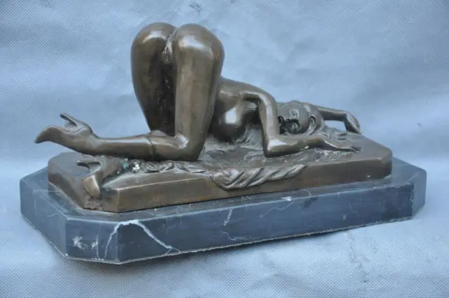 12 &quotБронзовая женская красота обнаженная сексуальная скульптура #1 Зажигалка