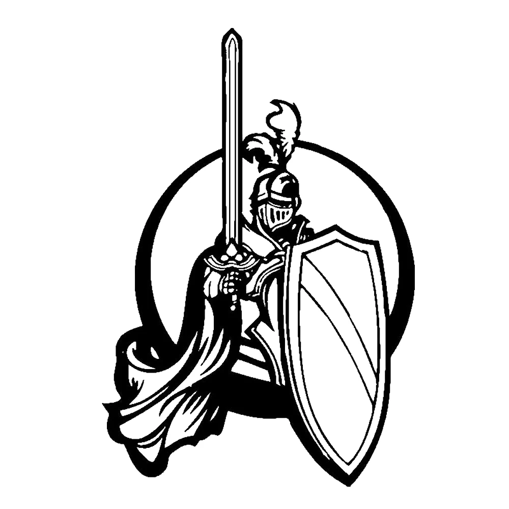 

Medieval Knight Sword Shield Car Window Bumper Decal Vinyl Sticker Handsome And Cool Stickers 12.1CMx17.8CM