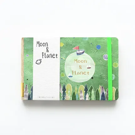 5 В Корейском стиле Kawaii книга в твердой обложке, офисные школьные Тетрадь пустой повязки планировщик канцелярские милые граффити ручная роспись A5 Bujo - Цвет: 5