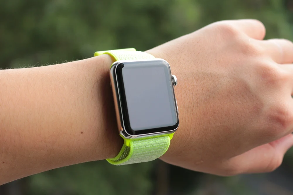 URVOI 2018 Спортивная петля для apple watch series 4 3 2 1 ремешок iwatch двухслойный тканый