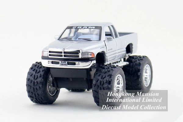 Модель автомобиля Bigfoot 1:36 литый под давлением из металлического сплава для DODGE RAM