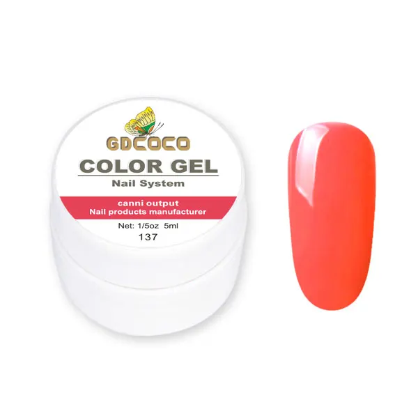 137 86153 GDCOCO Venalisa живопись Гель Soak off UV светодиодный 5 мл Одноцветный гель 36 цветов гель лак для ногтей фабрика canni Чистый гель лак для ногтей - Цвет: 137