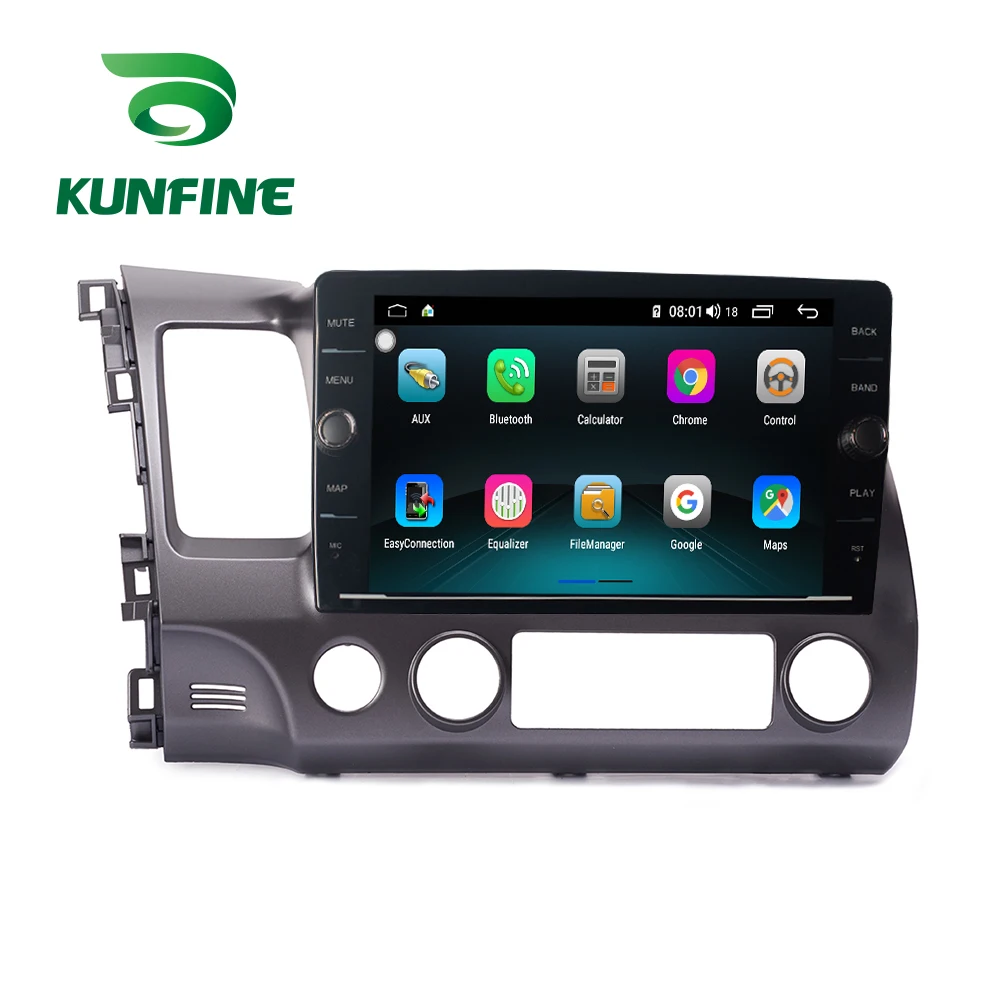 Восьмиядерный 4 Гб ОЗУ 64 ПЗУ Android 8 1 автомобильный DVD GPS плеер Deckless стерео для Honda Civic
