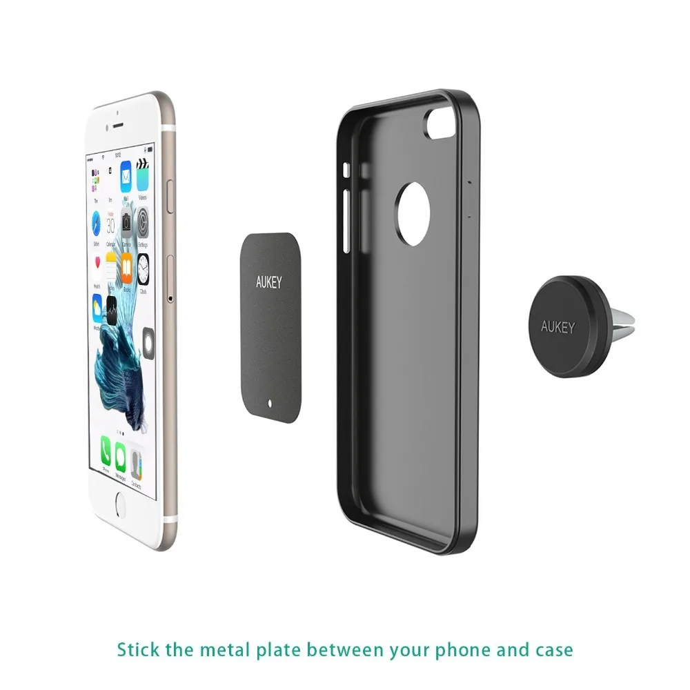 AUKEY 360 градусов Универсальный автомобильный держатель станция для смартфонов с