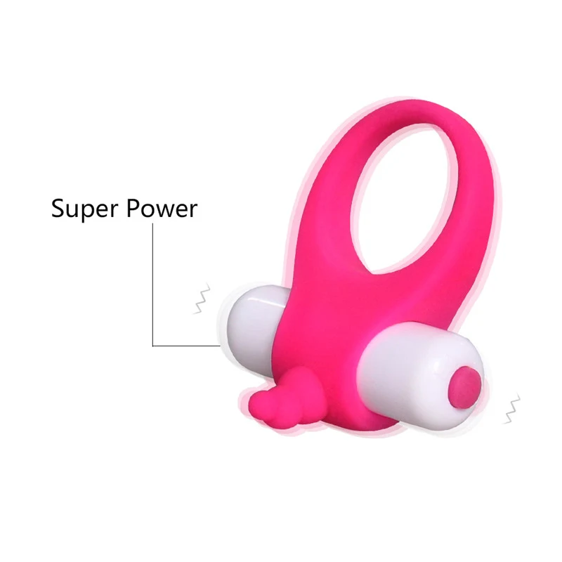 Male Silicone Penis Ring Vibrators Cock Toy Delay Premature Ejaculation Clitoris Stimulator Adult Products Sex Toys For Men | Красота и