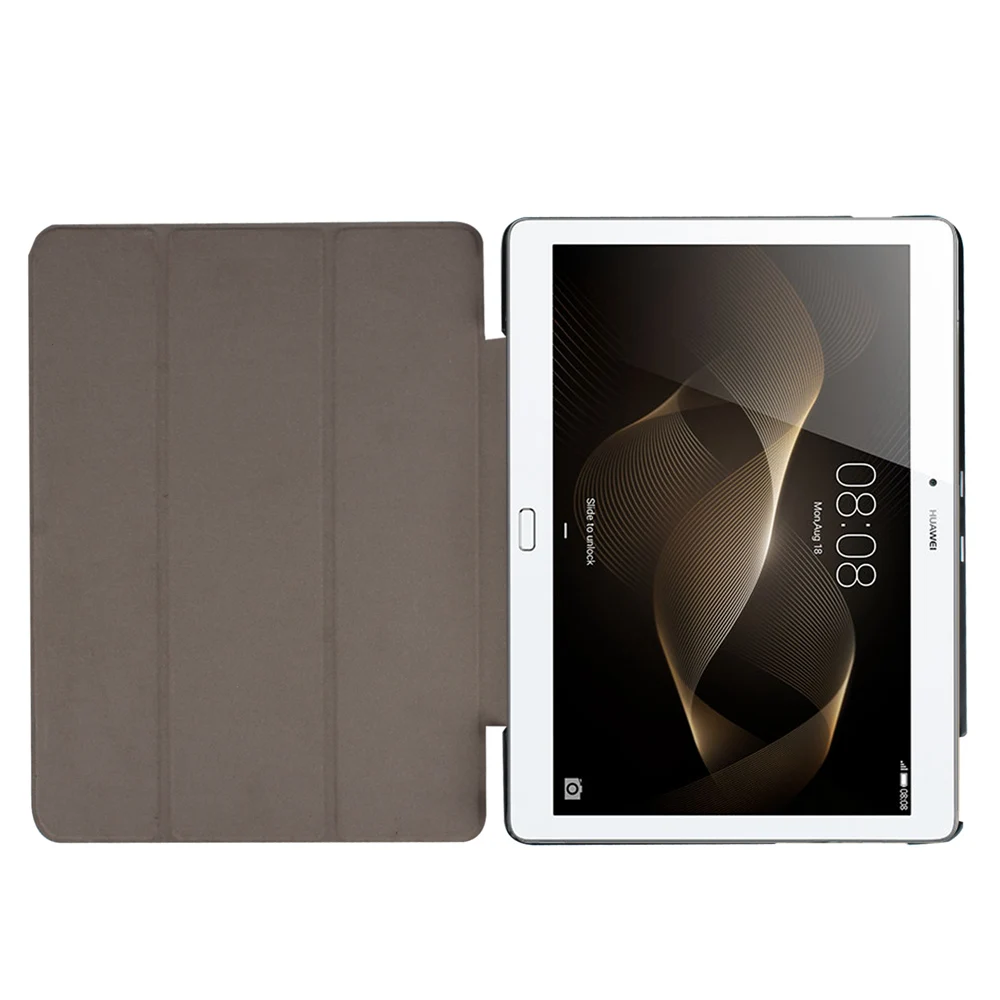 Для huawei MediaPad M2 10 0 чехол тонкий флип для Tablet 1 дюймов 3 складной кожаный с
