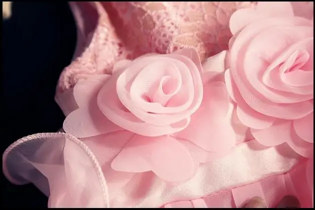 Formal Teenage Girls Party Dresses Pink Baby Girl Clothes Kids Toddler Birthday Outfit Brand Princess Dress | Детская одежда и