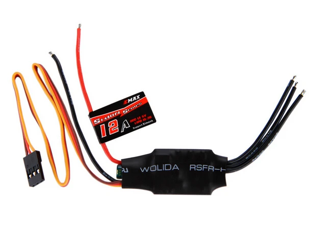 Emax 12A SimonK прошивка бесщеточный Электрический регулятор скорости ESC w/разъемы для