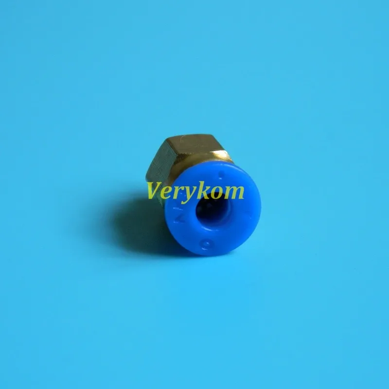 10X PC 06 M5 мужской прямой 6 мм к Пневматический фитинг для трубки резьба один