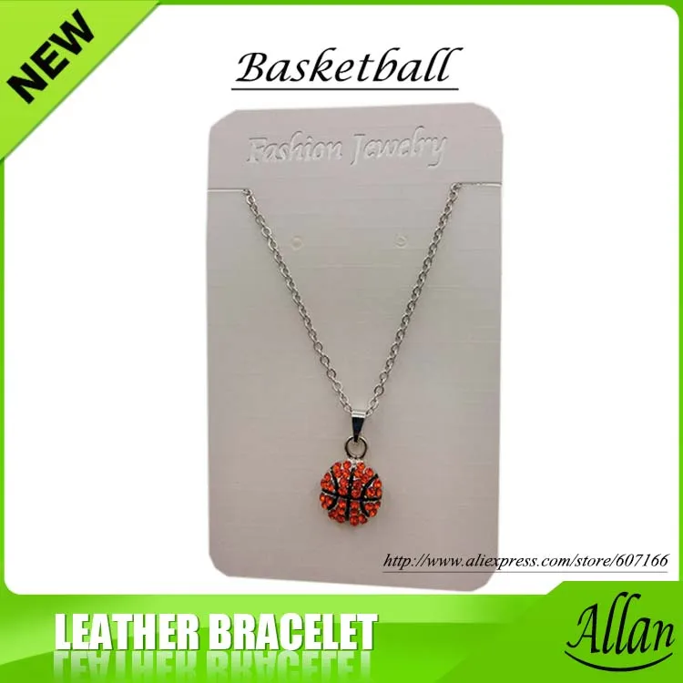 2017 11 color Sports Necklace Promotion Softball Baseball football Rhinestone Crystal Bling For Girls | Украшения и аксессуары