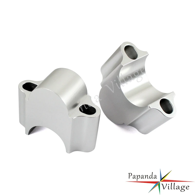 

Papanda Motorbike 7/8" 1-1/8" Handlebar Riser Motocross 22mm 28mm 30mm Rise Bar Riser Clamp Mount for Honda Suzuki BMW kawasaki