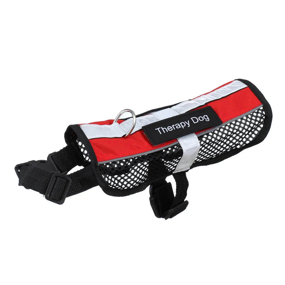 Услуги собаки новые Светоотражающие дышащий собачья шлейка жилетка сменная