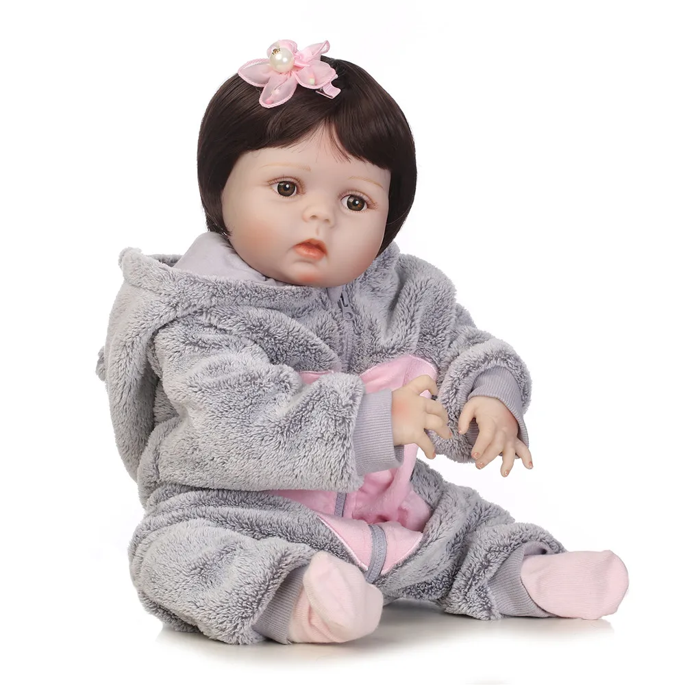 NPK 23 &quotвсего тела силикона Reborn Baby принцесса кукла игрушка купаться играть дома