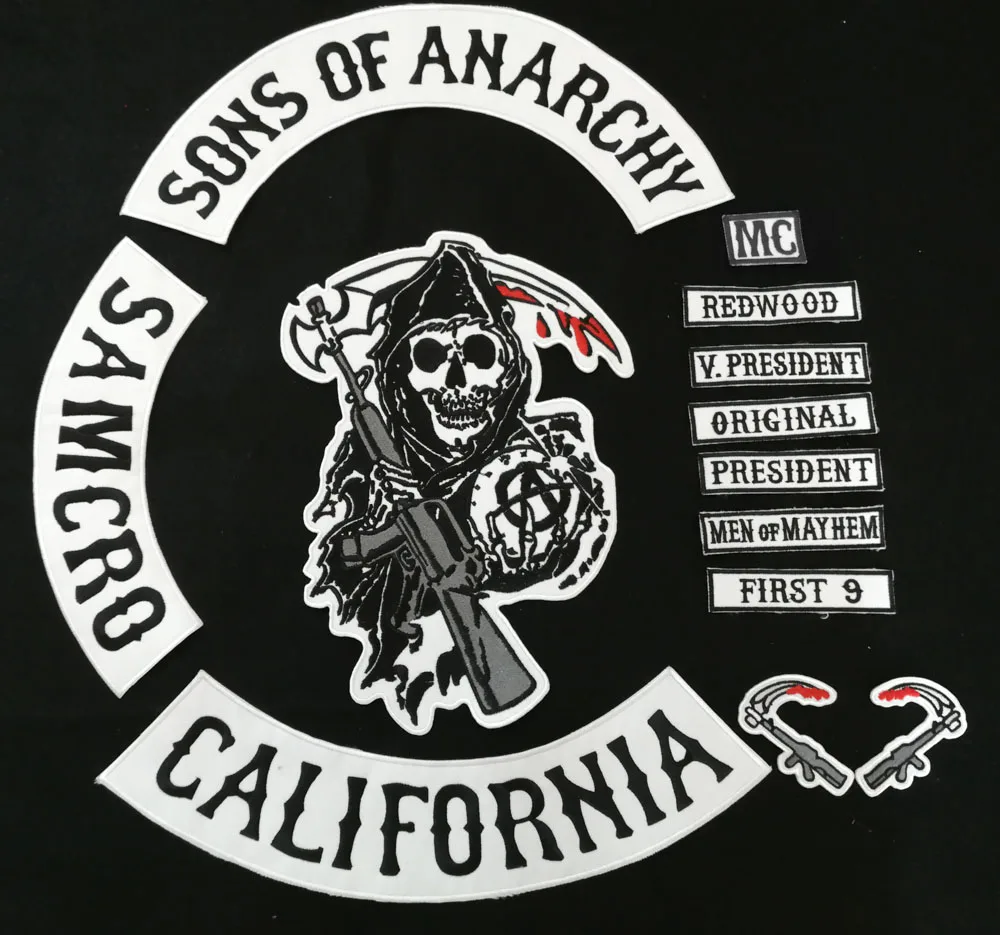 Лидер продаж 13 шт./компл. черные патчи для нанесения утюга на весы кожаные майки