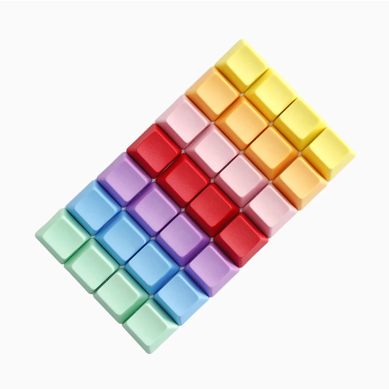 Kbdfans пустой pbt keycapss толстые клавиши для usb wried механическая клавиатура r1 r2 r3 r4 oem