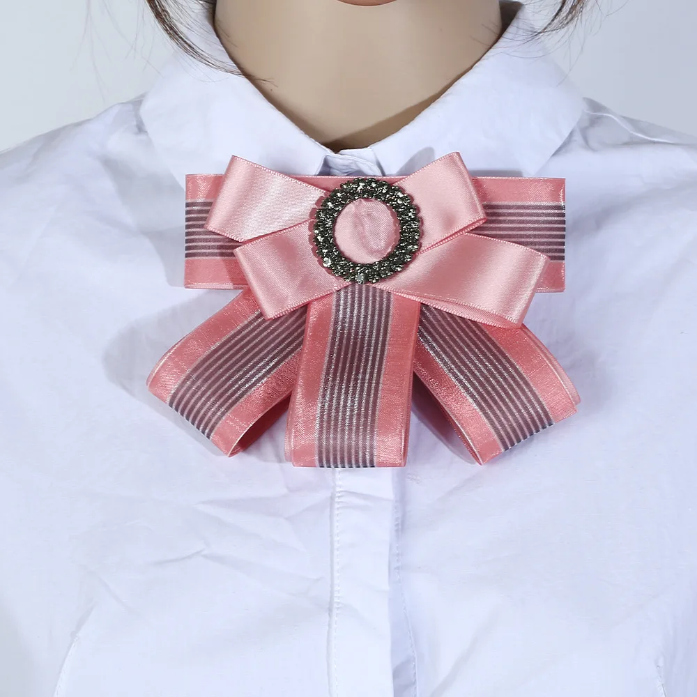 Броши ручной работы для мужчин и женщин Длинная лента большая полоса бант