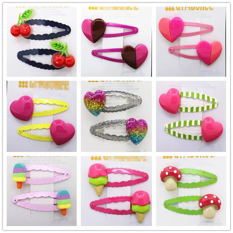 F22 New styling Multi-style animal hairpin headwear hair accessories women girl children fashion 2pcs/set | Детская одежда и обувь