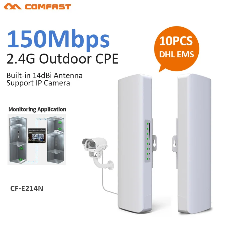 Comfast CF-E214NV2 2 4G беспроводной наружный маршрутизатор км wifi усилитель сигнала WDS
