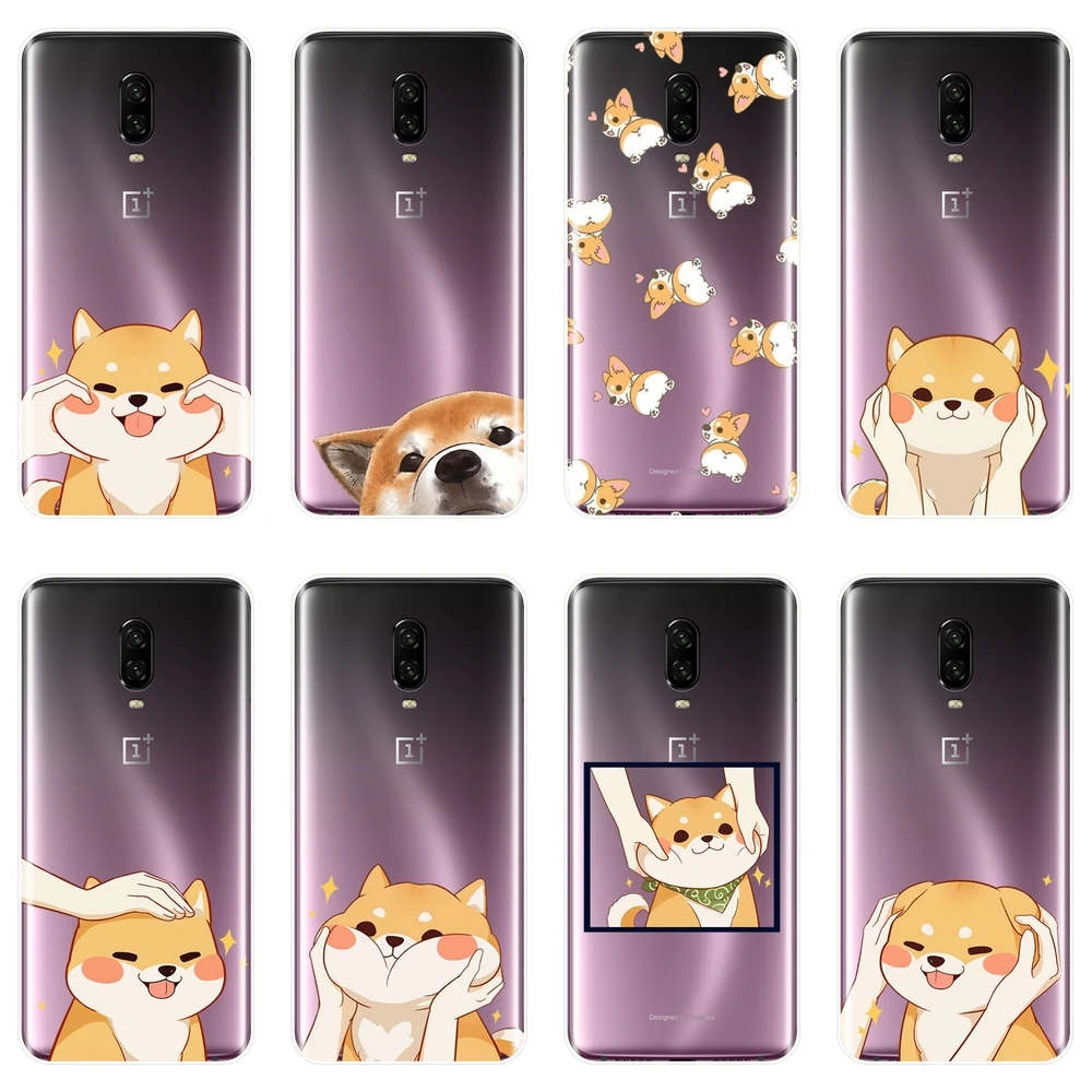Мягкий чехол для телефона Shiba Inu Dog милый силиконовый OnePlus 6 6T 5T 3 3T 3T|Бамперы| |
