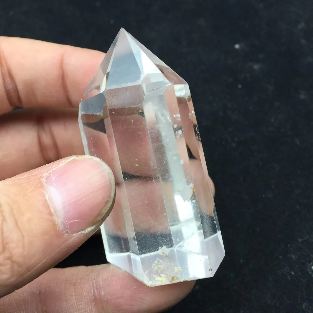 65 г натуральный стиль AAA прозрачный кварцевый кристалл целебная точка